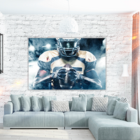 Football Player on Stadium