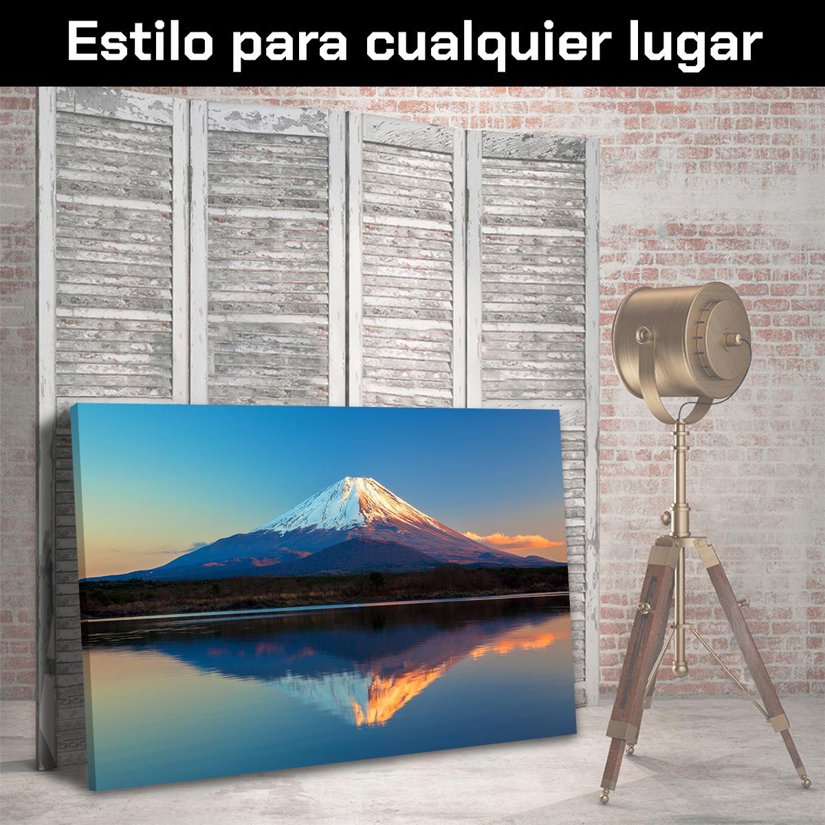 Fuji Sobre Lago