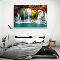Cascada Arboles Colores