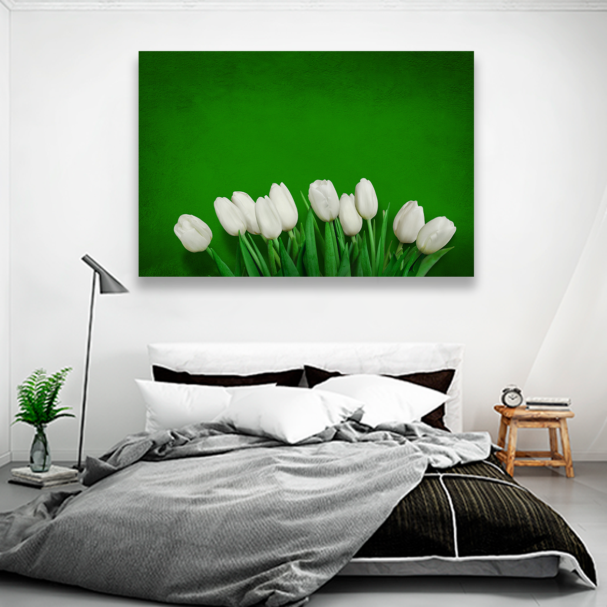 Tulipanes En Color Blanco