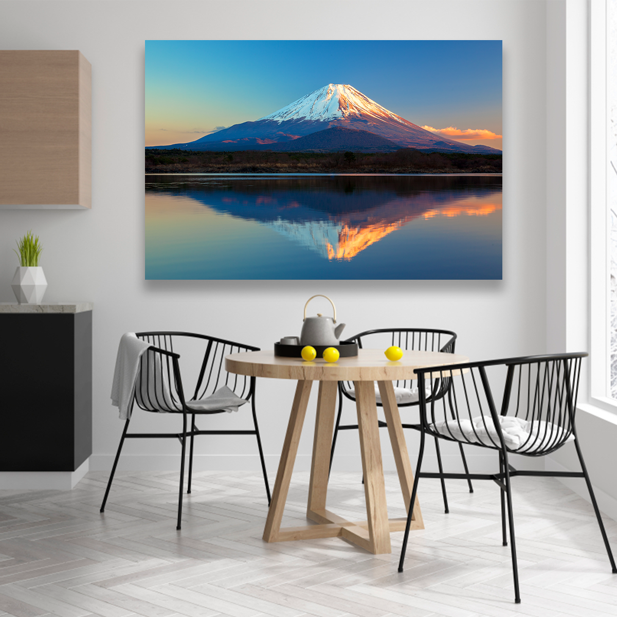 Fuji Sobre Lago