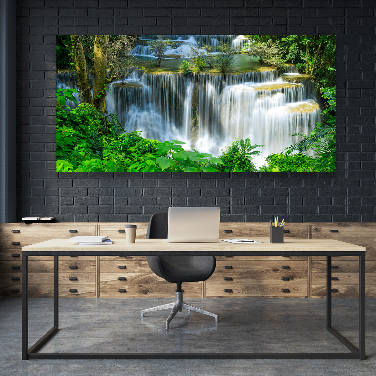 Cascada En Verde