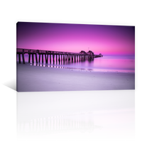 Playa Y Muelle Al Amanecer