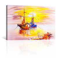 Barcos Al Atardecer