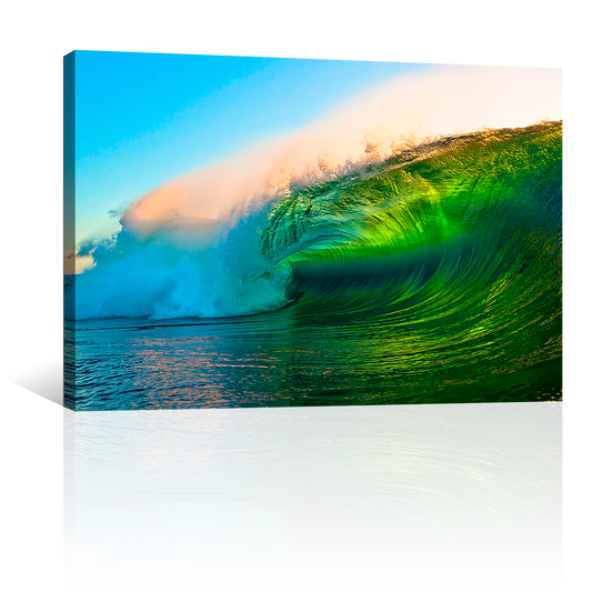 Ola Azul Y Verde