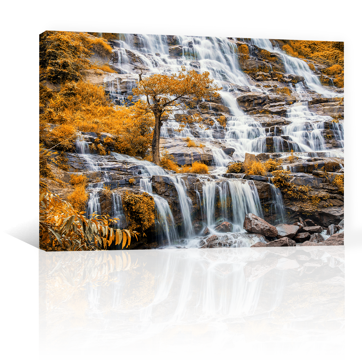 Cascada En Otoño