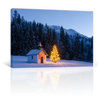 Montañas Cabaña Navidad