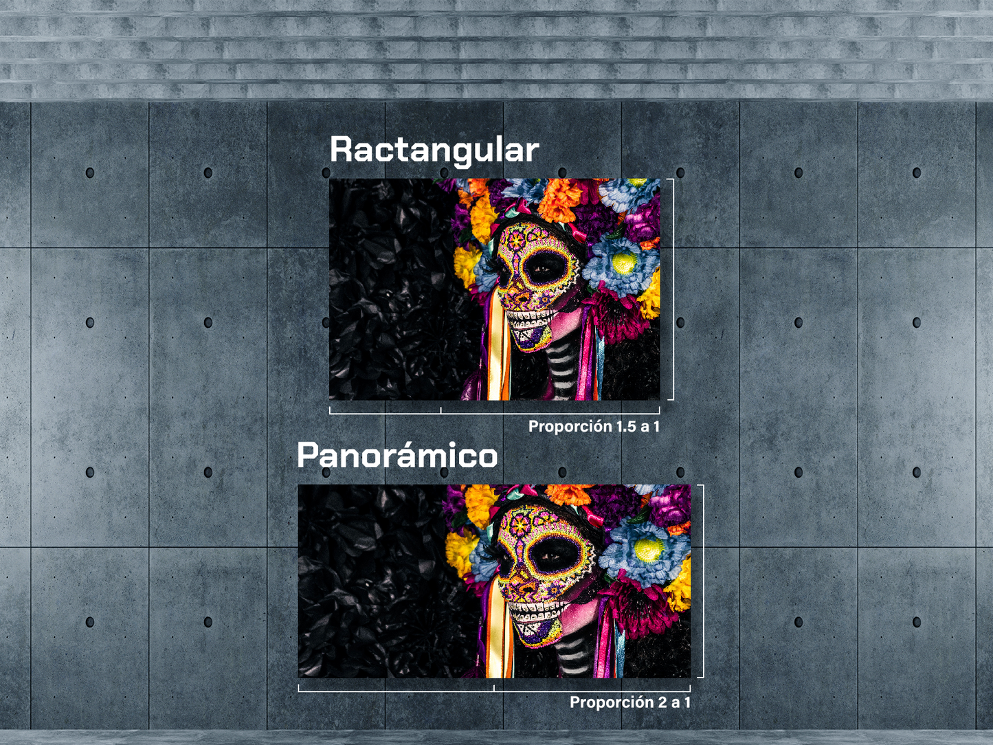 Catrina de colores