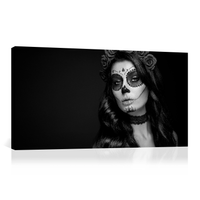 Catrina en blanco y negro