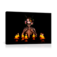 Catrina con velas