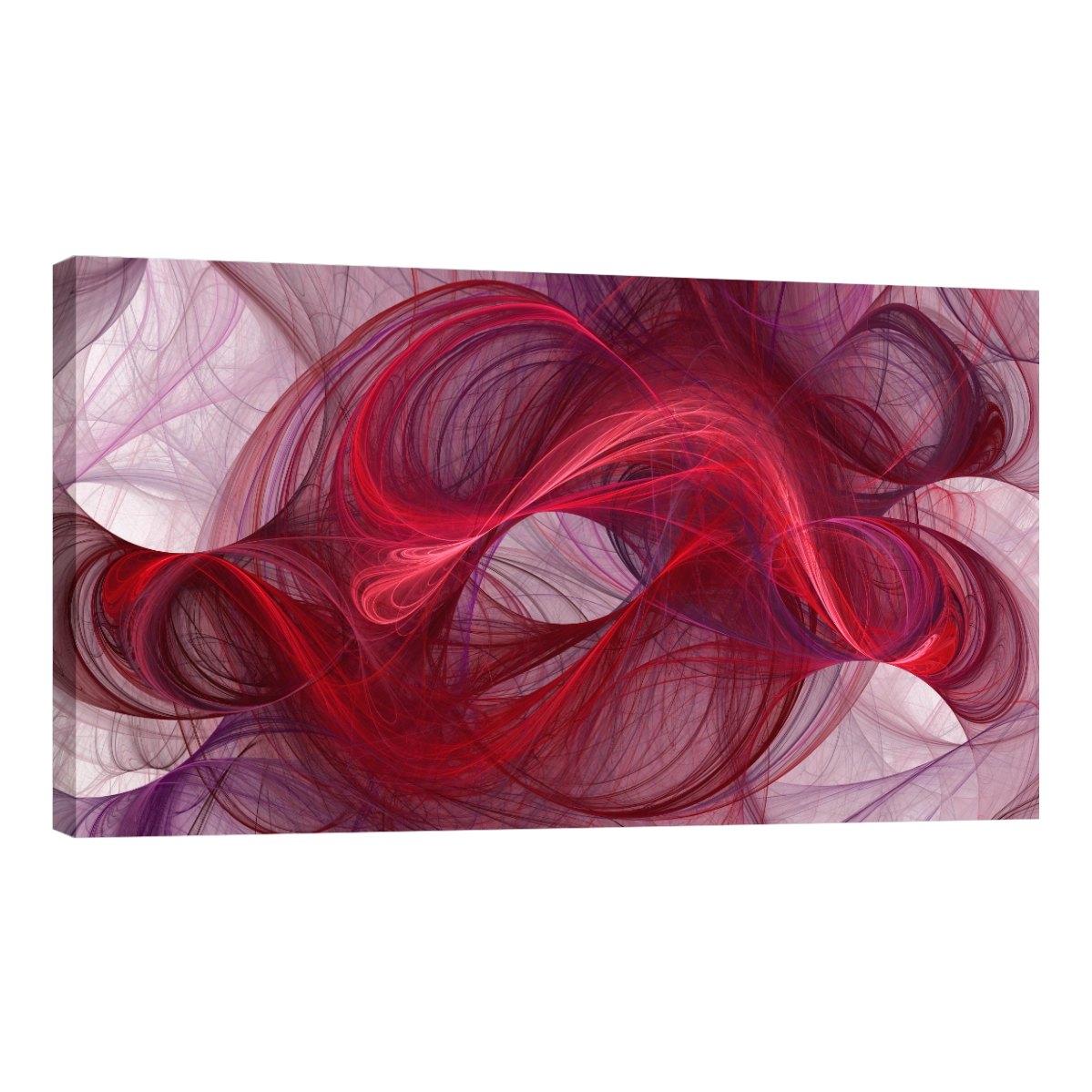 Olas Rojas Minimalistas