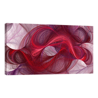 Olas Rojas Minimalistas