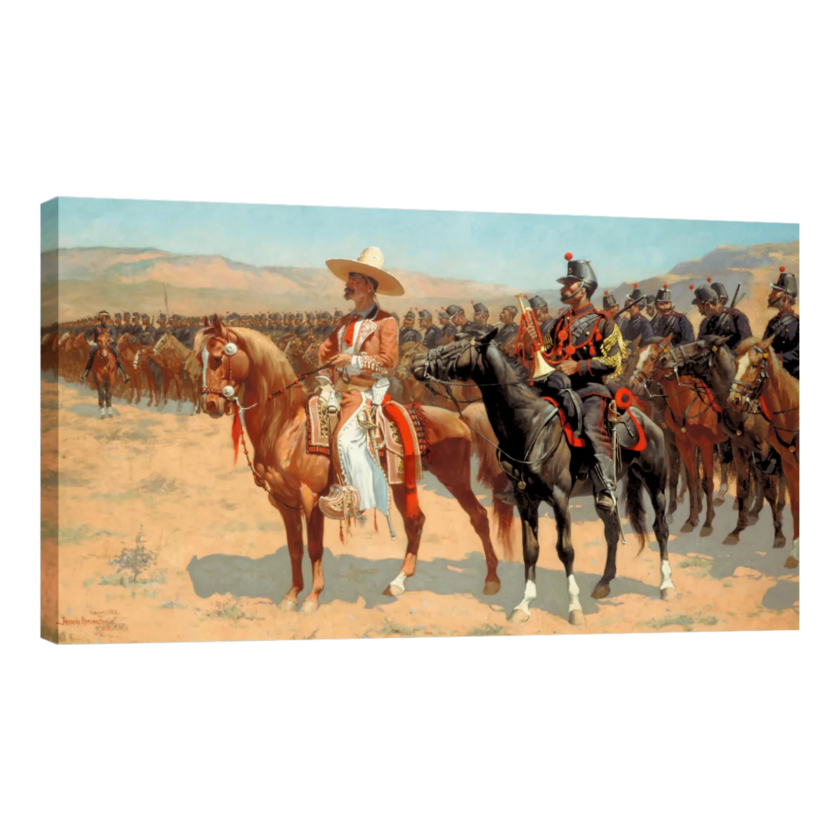El Mayor Mexicano Por Frederic Remington