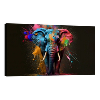 Elefante Feliz Colorido