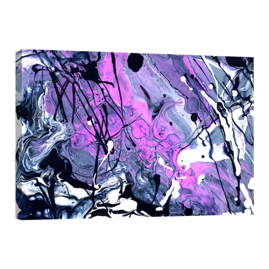 Salpicaduras en Morado