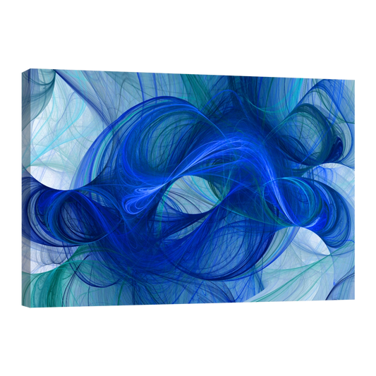 Olas Cobalto Minimalistas
