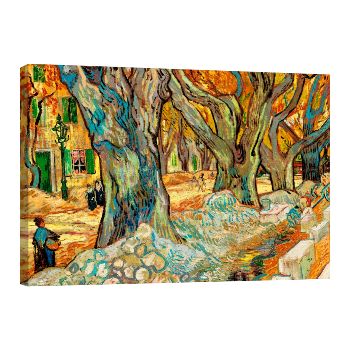 Grandes Arboles De Sombra Por Vincent Van Gogh