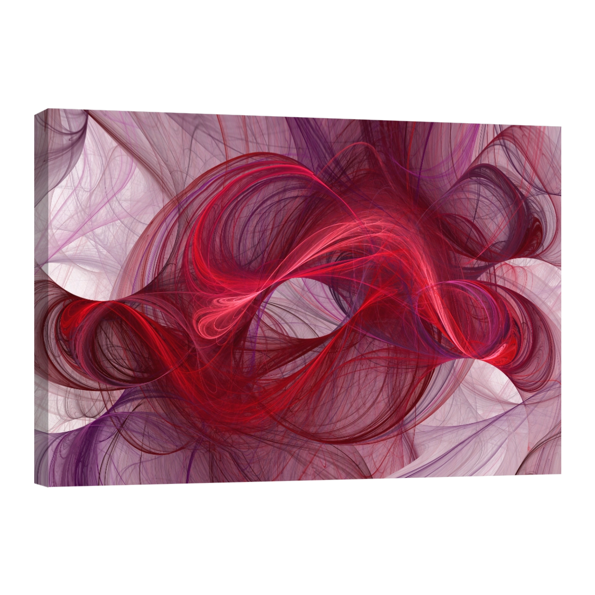 Olas Rojas Minimalistas