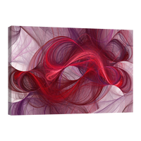 Olas Rojas Minimalistas