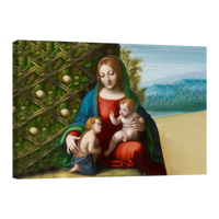 Virgen Y Niño Con EL Joven Juan Bautista