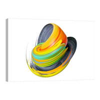 Multicolor Brush Stroke