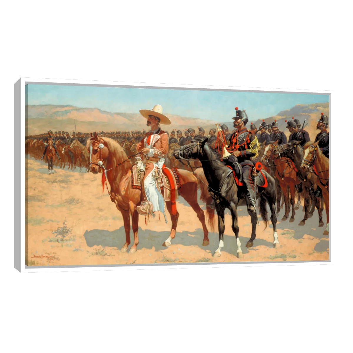 El Mayor Mexicano Por Frederic Remington
