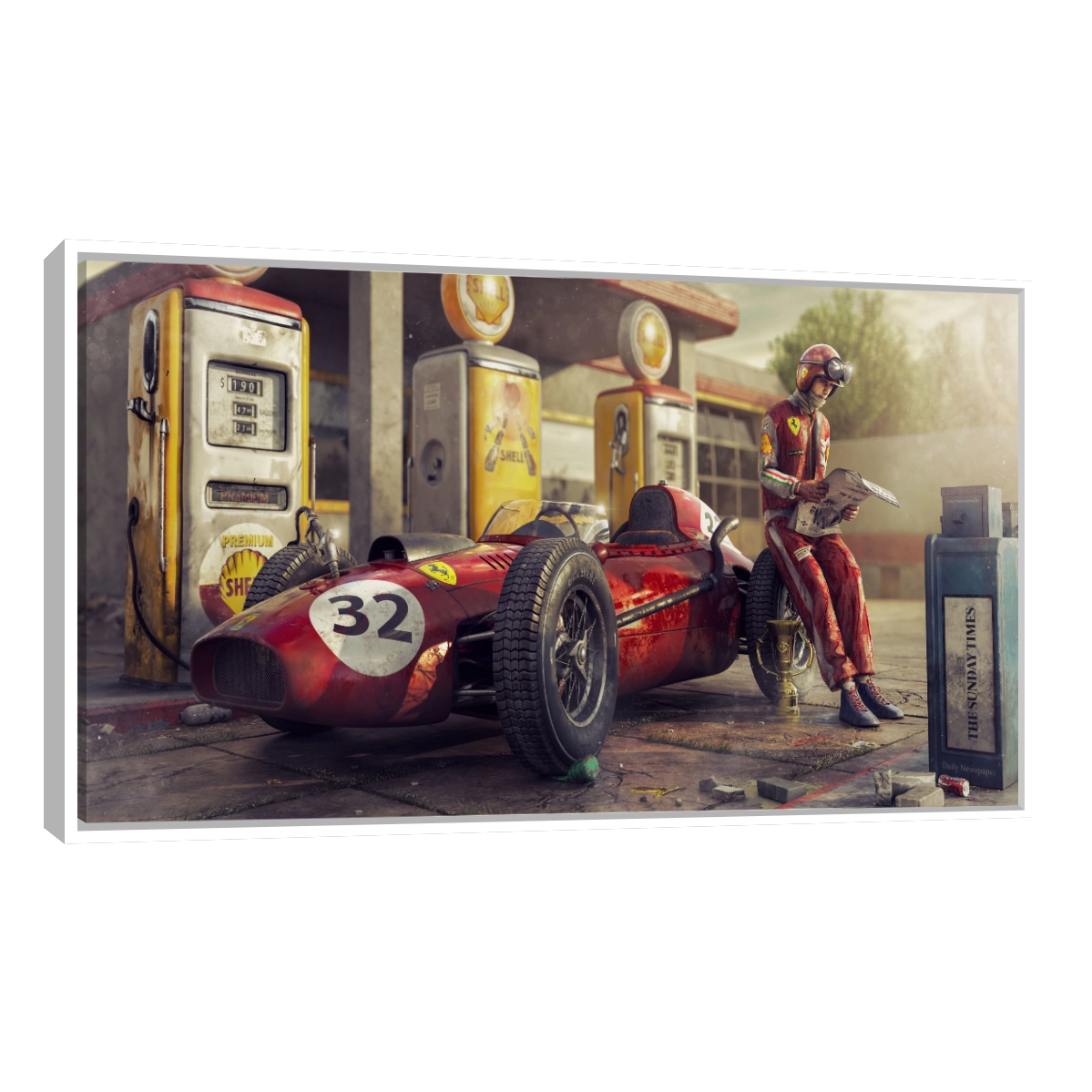Ferrari F1 Estacion De Gas