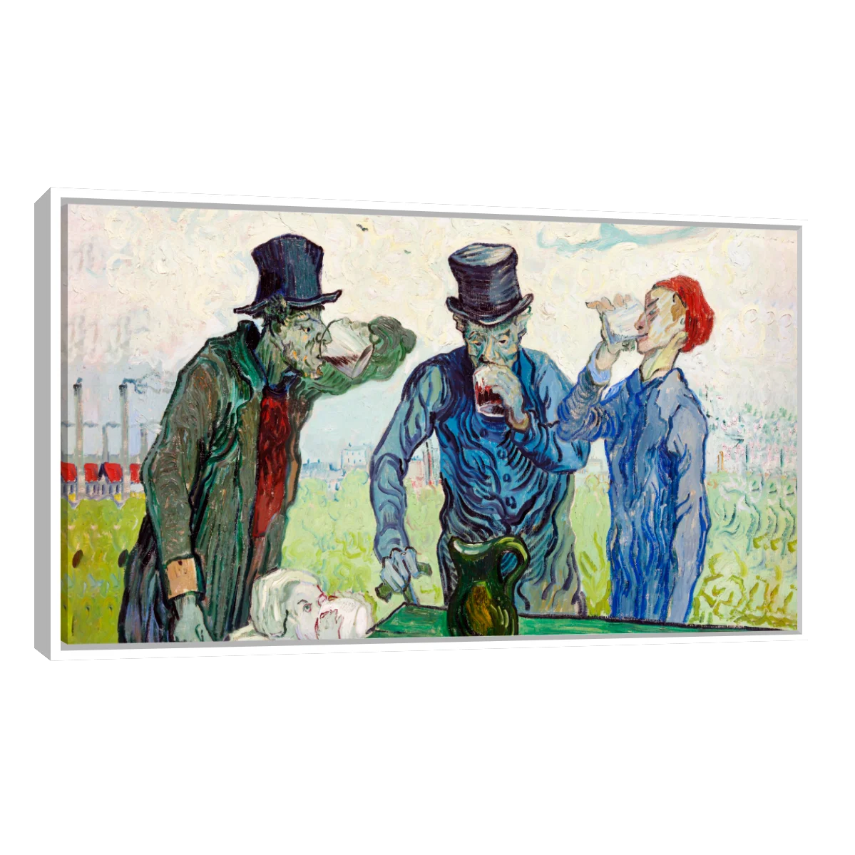 Los Bebedores Por Vincent Van Gogh