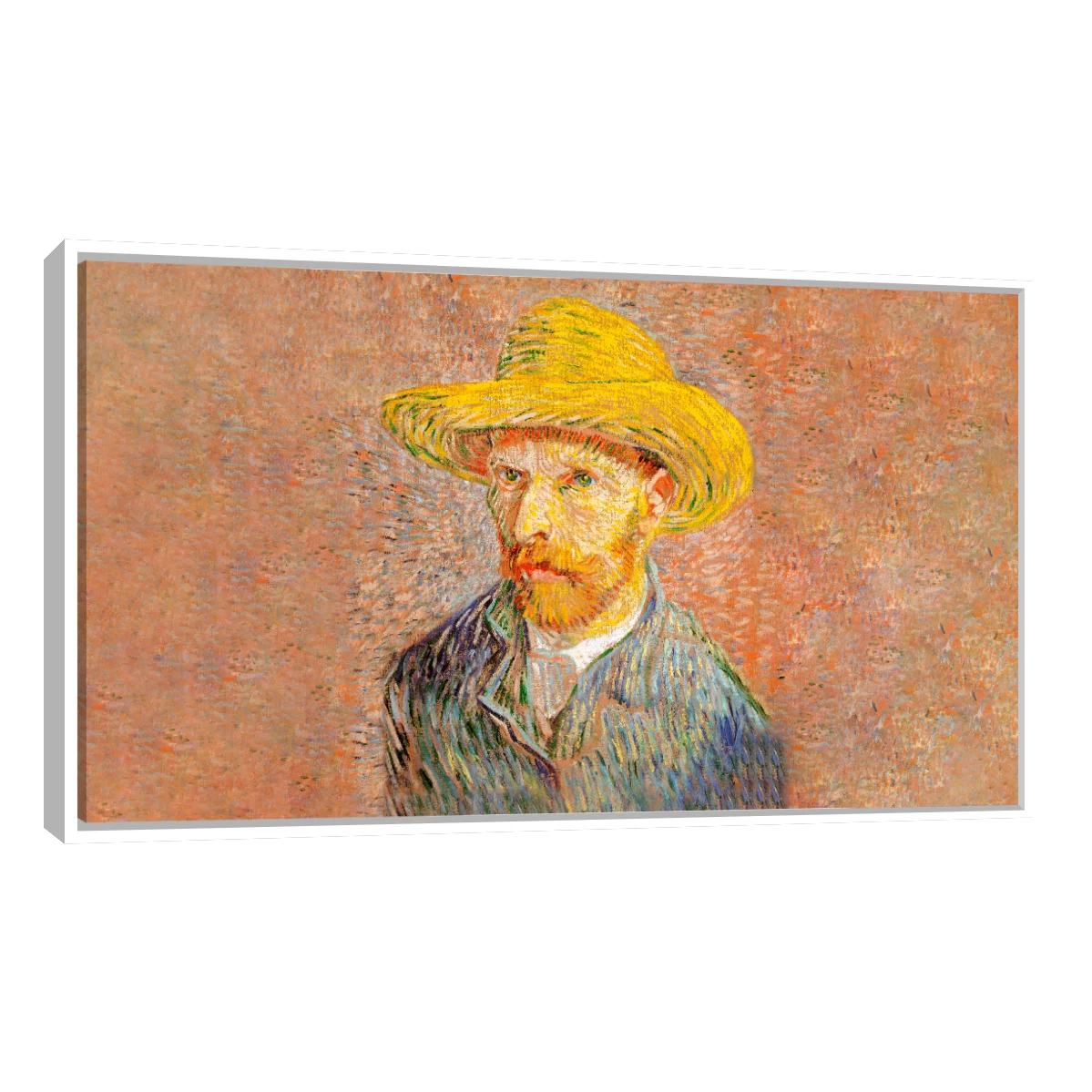 Retrato Con Sombrero De Paja Van Gogh