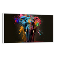 Elefante Feliz Colorido