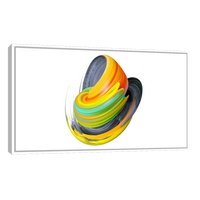 Multicolor Brush Stroke