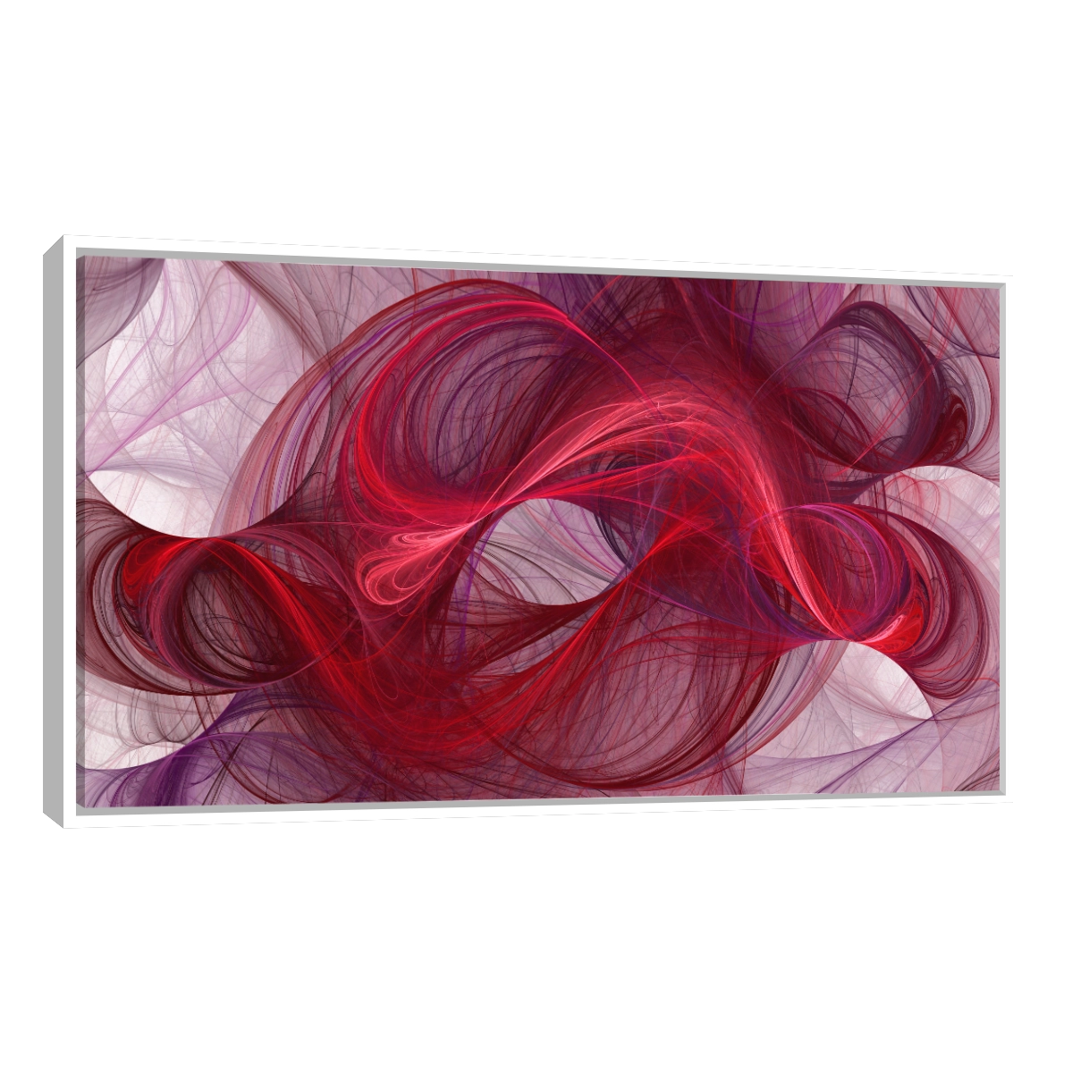 Olas Rojas Minimalistas