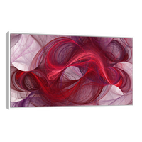Olas Rojas Minimalistas