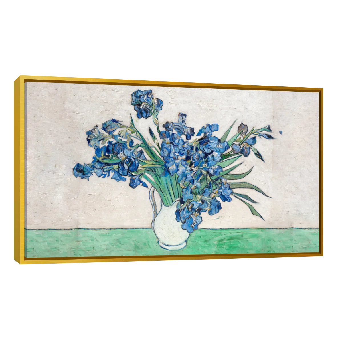 Lirios Azules En Un Jarron Vincent Van Gogh