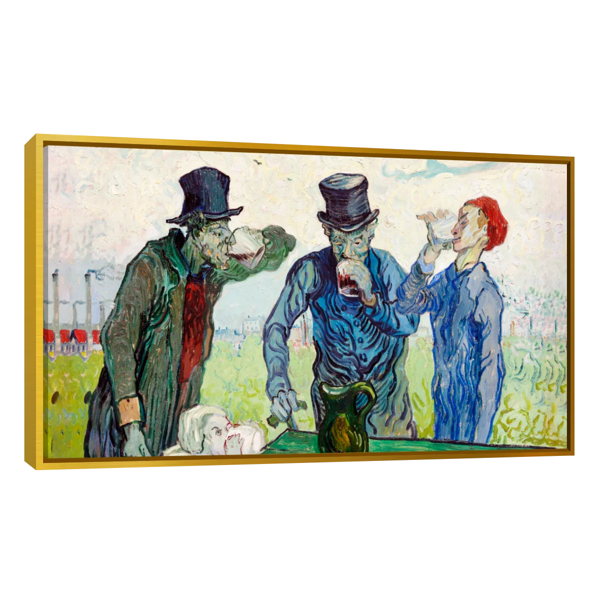Los Bebedores Por Vincent Van Gogh