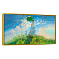 Mujer Con Sombrilla Y Su Hijo Por Claude Monet