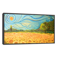 Cuadro Canvas Arte Campo De Girasoles Por Vincent Van Gogh