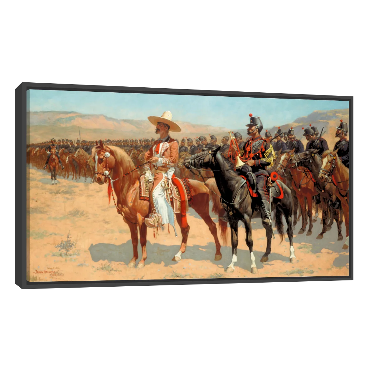 El Mayor Mexicano Por Frederic Remington