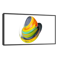 Multicolor Brush Stroke