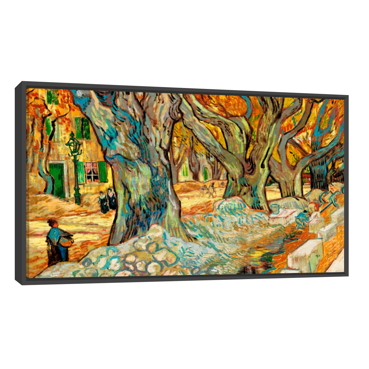 Grandes Arboles De Sombra Por Vincent Van Gogh