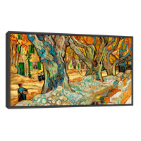 Grandes Arboles De Sombra Por Vincent Van Gogh