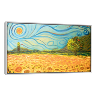 Cuadro Canvas Arte Campo De Girasoles Por Vincent Van Gogh
