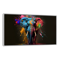 Elefante Feliz Colorido
