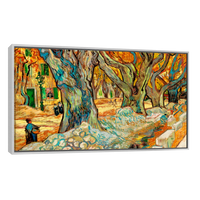 Grandes Arboles De Sombra Por Vincent Van Gogh