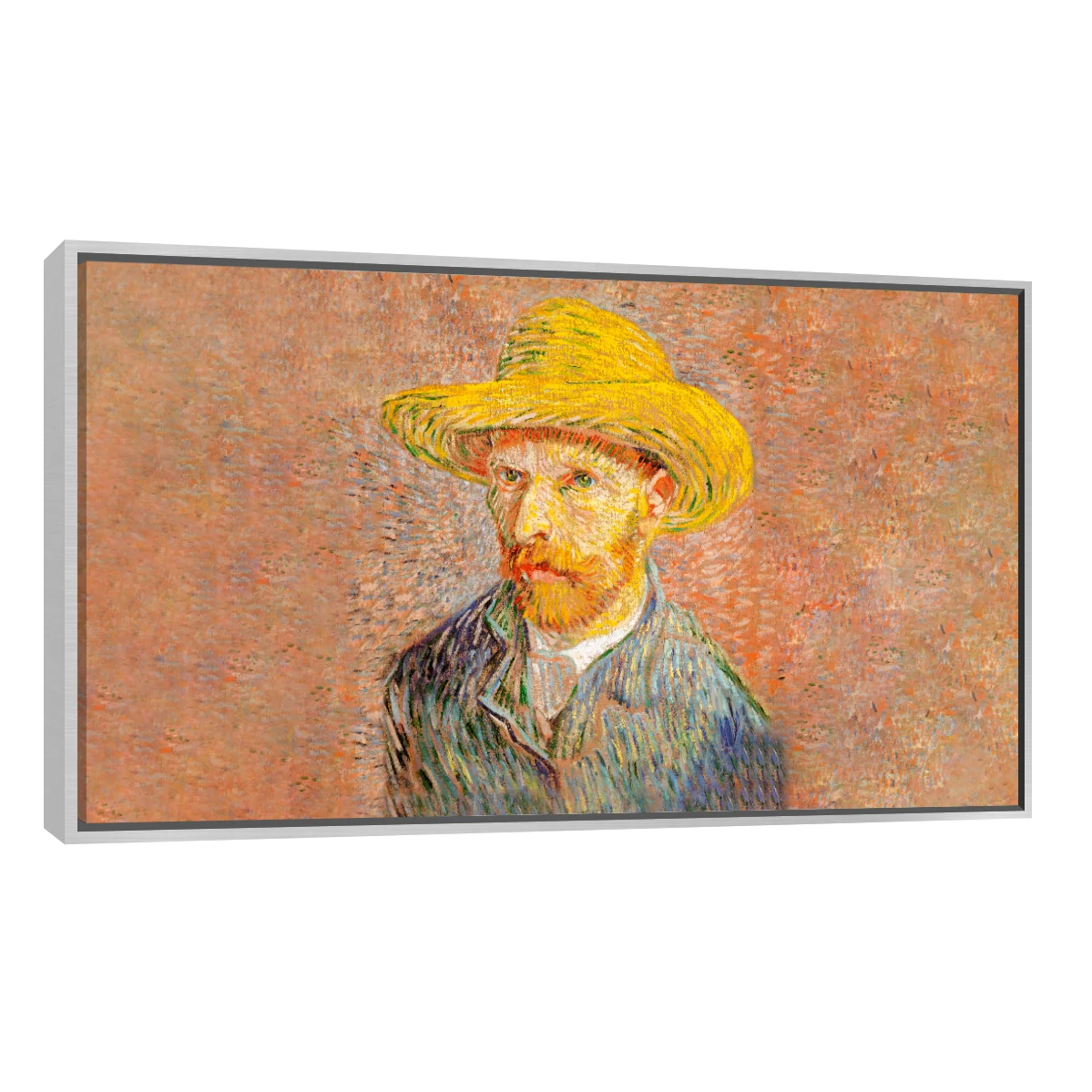 Retrato Con Sombrero De Paja Van Gogh