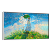 Mujer Con Sombrilla Y Su Hijo Por Claude Monet