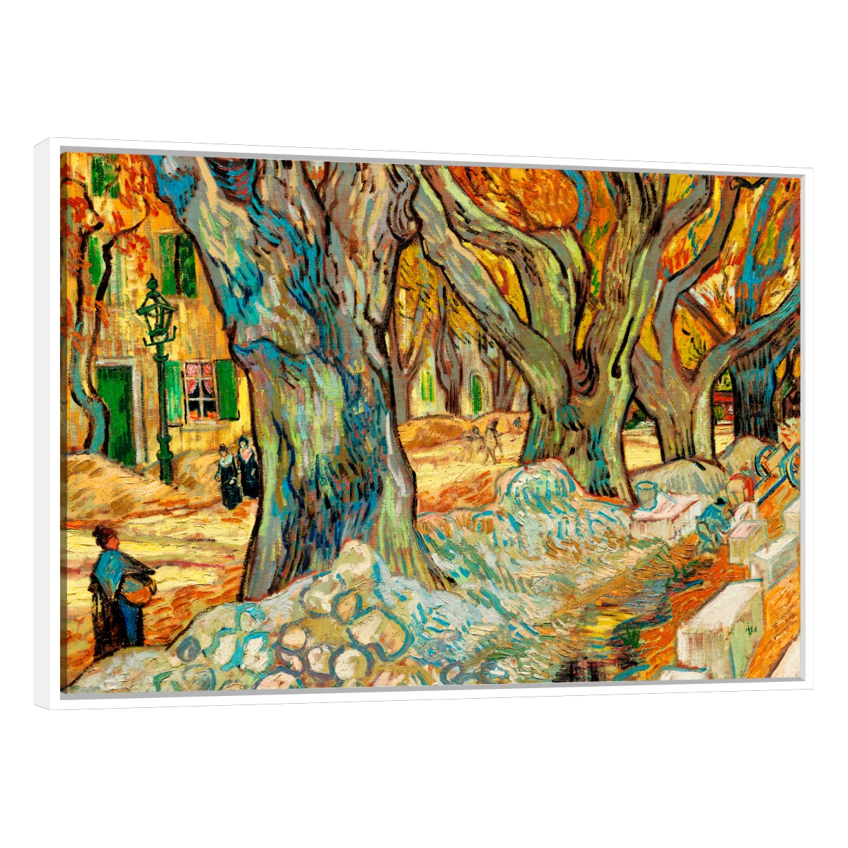 Grandes Arboles De Sombra Por Vincent Van Gogh