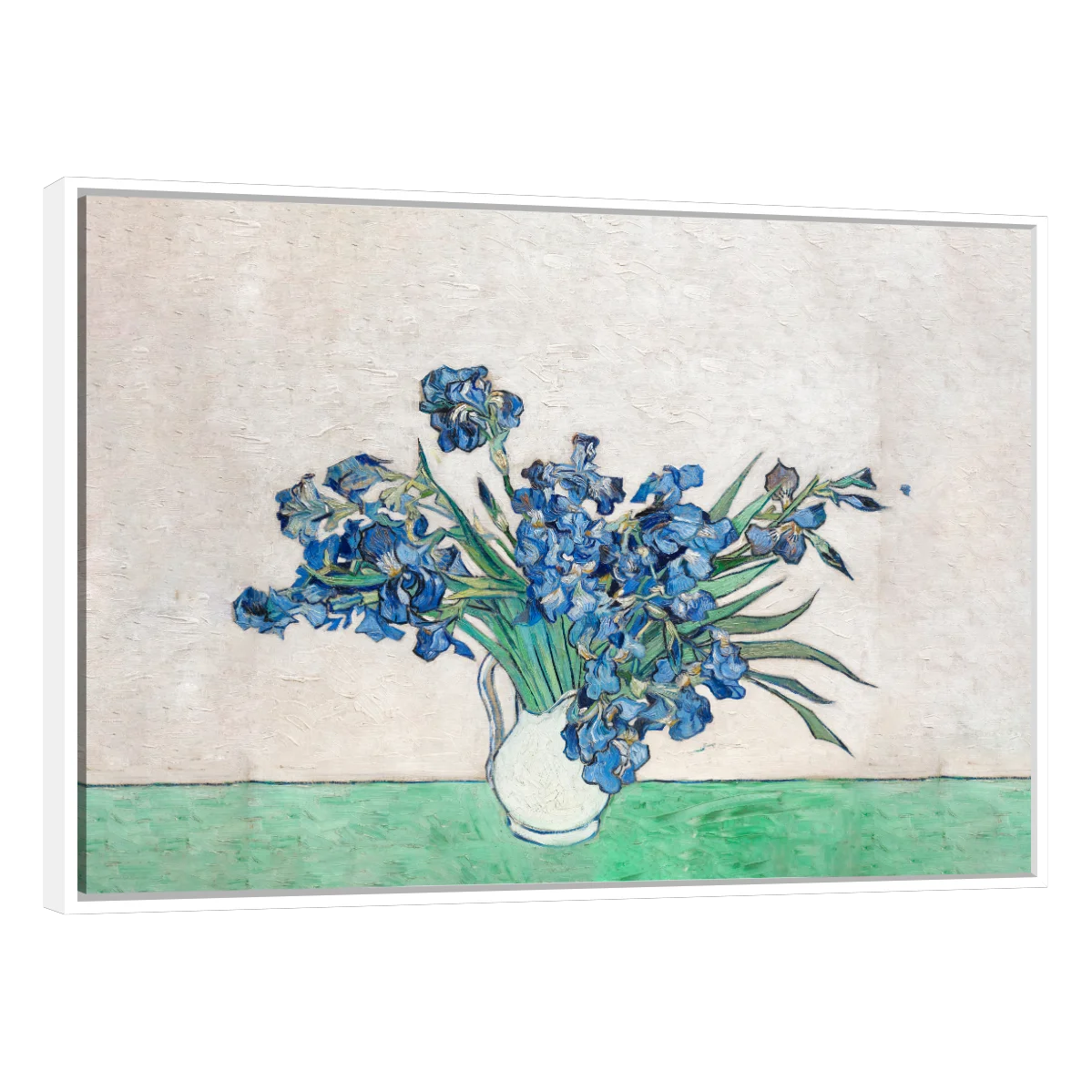 Lirios Azules En Un Jarron Vincent Van Gogh