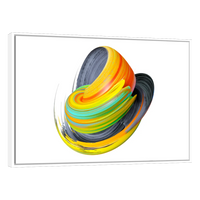 Multicolor Brush Stroke
