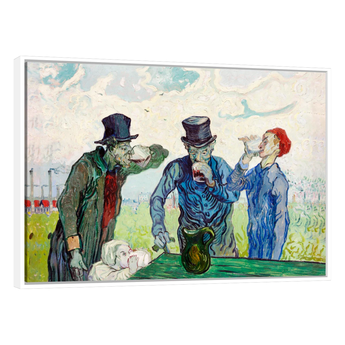 Los Bebedores Por Vincent Van Gogh